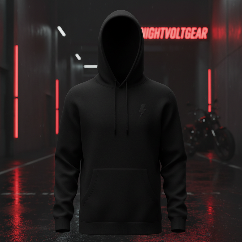 NightVoltGear Blackout Rider Hoodie