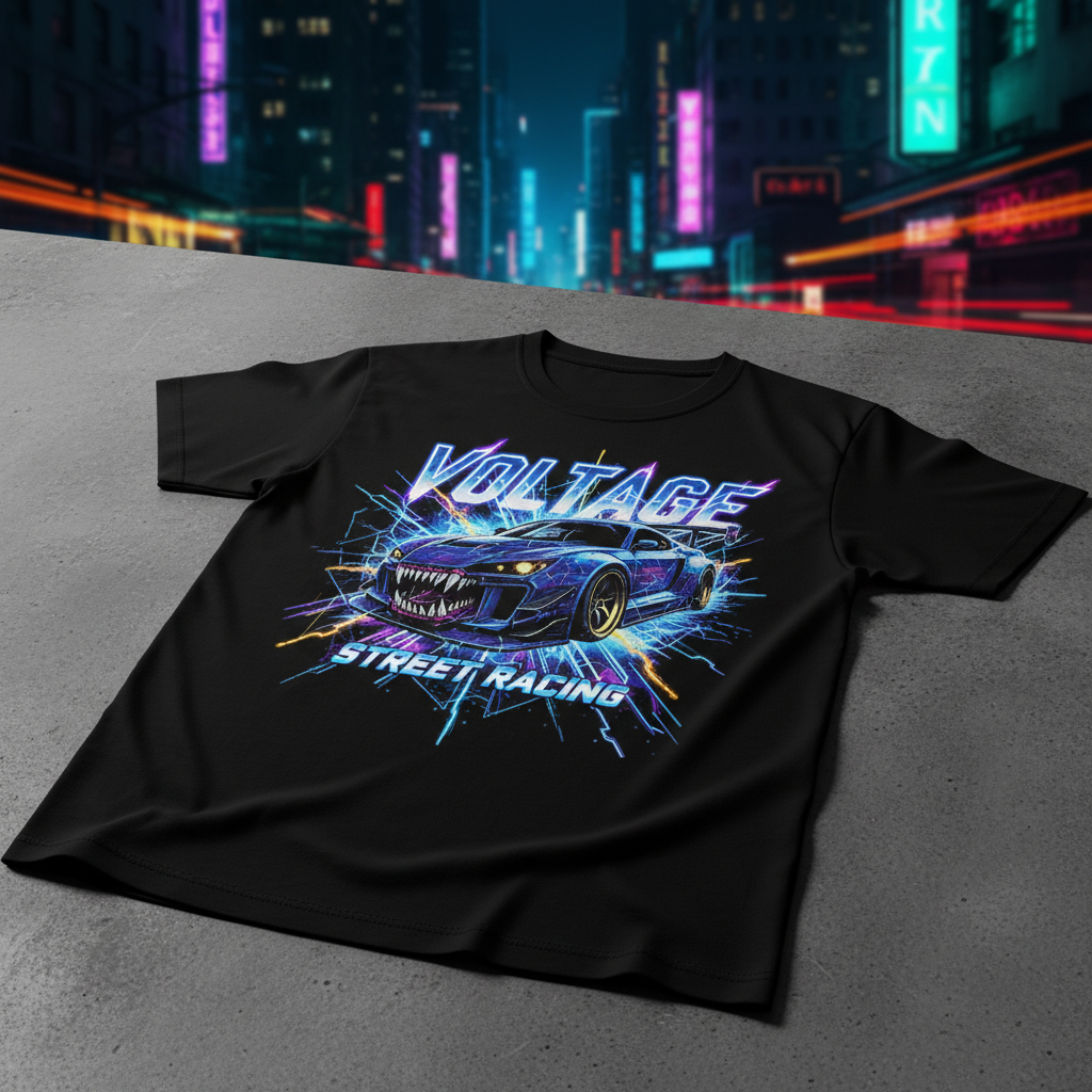 NightVoltGear Street Racer Tee